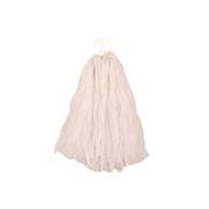 Cheerleader Pompon met Ringen - Wit - Merk Partyline