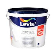 Primer muur en plafond 10 + 2 L grijs - Merk Levis