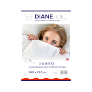 Dekbed dons Diane 240x220 cm - Topper - Merk DDD