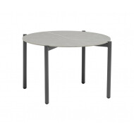 Tuintafel rond Johari - ?70xH72cm - Aluminium - Lichtgrijs - Merk DDD - Materiaal Aluminium - Kleur Lichtgrijs