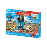 Playmobil Action Heroes Bouwplaats - 71650 - Merk Playmobil - Leeftijd vanaf 4 jaar