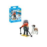 Playmobil My Life Wandelaar met Sint Bernard - 71741 - Merk Playmobil - Leeftijd vanaf 4 jaar