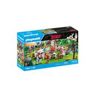 Playmobil Astérix Le banquet du village et personnages - 71827 - Marque Playmobil - Age à partir de 5 ans