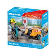 Playmobil Action Heroes Bouwvakker - 71752 - Merk Playmobil - Leeftijd vanaf 4 jaar