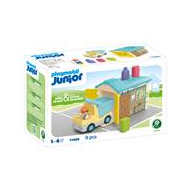 Playmobil Junior Werkman met sorteergarage - 71686 - Merk Playmobil - Leeftijd vanaf 1 jaar