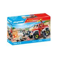 Playmobil Action Heroes Brandweerwagen - 71824 - Merk Playmobil - Leeftijd vanaf 4 jaar