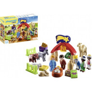Playmobil 1.2.3. Kerststal - 71140 - Merk Playmobil - Leeftijd vanaf 1 jaar