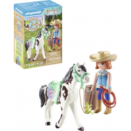 Playmobil Horses of Waterfall Ellie en Sawdust Speelset - 71358 - Merk Playmobil - Leeftijd vanaf 5 jaar