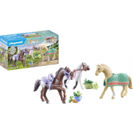Playmobil Horses of Waterfall 3 Paarden met Accessoires - 71356 - Merk Playmobil - Leeftijd vanaf 5 jaar