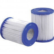Bestway Cartouches Filtrantes Type II pour Piscine Flowclear - 10,6x13,6cm - 2 pièces - Nouveau depuis 26/05/2020 - Marque Bestway - Couleur Blanc