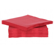 Cosy&Trendy Servetten Luxe kwaliteit - 25x25cm - Papier - Rood - 40 Stuks - Merk Cosy & Trendy - Kleur Rood