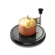 Boska Râpe à Fromage Marbre - 22,4x21,9x14cm - Plastique - Noir/Argent - Marque Boska
