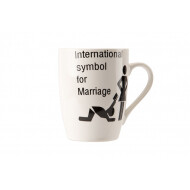 Cosy&Trendy Tasse Texte - 30cl - Ø8x10,5cm - 4ass - Marque Cosy & Trendy - Couleur Multicolore
