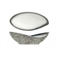 Cosy&Trendy Coupelle Sea Pearl - 16x8x5cm - Grès - Gris/Blanc - Marque Cosy & Trendy - Couleur Gris,Blanc - Matériel Poterie