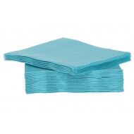 Cosy&Trendy Servetten Luxe kwaliteit - 25x25cm - Papier - Turquoise - 40 Stuks - Merk Cosy & Trendy - Kleur Turquoise