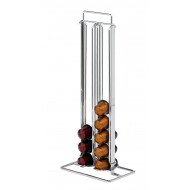 Cosy&Trendy Support Capsules Nespresso - 15x10x37cm - Argent - Marque Cosy & Trendy