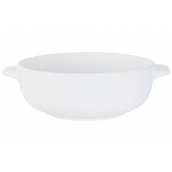 Cosy&Trendy Plat à Four Rond - Ø12x4,8 cm - Grès - Blanc - Marque Cosy & Trendy - Matériel Poterie - Couleur Blanc