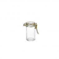 Cosy&Trendy Bocal Weck - Ø4,5cm - Verre - Métal Doré - Marque Cosy & Trendy - Couleur Or,Transparant - Matériel Métal,Verre