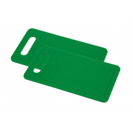 Cosy&Trendy Set de Planche à Découper - 25x14x0,6cm - Plastique - Vert - 2 pièces - Marque Cosy & Trendy