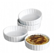 Cosy&Trendy Ramequins Crème Brûlée - Ø12cm - Porcelaine - Blanc - 4 pièces - Marque Cosy & Trendy - Matériel Porcelaine - Couleur Blanc