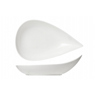 Cosy&Trendy Plateau Apéro Drop - 16x26cm - Porcelaine - Blanc - Marque Cosy & Trendy - Matériel Porcelaine - Couleur Blanc