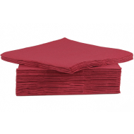 Cosy&Trendy For Professionals Servetten - 38x38cm - Papier - Bordeaux - 40 Stuks - Merk Cosy & Trendy - Kleur Ossenbloed