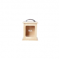 Cosy&Trendy Boîte à Thé - 13x17cm - Bois - Marron - Marque Cosy & Trendy - Couleur Brun - Matériel Bois