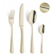 Amefa Austin Service de Couverts 6 Pers - Acier Inoxydable - Inox - Champagne Mat - 24 pièces - Marque Amefa