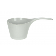 Cosy&Trendy Bol à Sauce avec Poignée - 16,5x9x7,8cm - Porcelaine - Blanc - Marque Cosy & Trendy - Couleur Blanc - Matériel Porcelaine