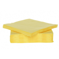 Cosy&Trendy For Professionals Servetten - 25x25cm - Papier - Geel - 40 Stuks - Merk Cosy & Trendy - Kleur Geel