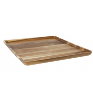 Cosy&Trendy Senegal Presentatiebord - 26x26x1,6cm - Acaciahout - Merk Cosy & Trendy - Kleur Hout - Materiaal Hout