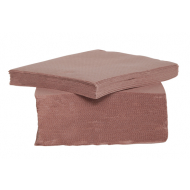 Cosy&Trendy For Professionals Servetten - 25x25cm - Papier - Bruin - 40 Stuks - Merk Cosy & Trendy - Kleur Bruin