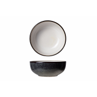 Cosy&Trendy Coupelle à Dips Ciel - Ø9cm - Faïence - Noir/Blanc - Marque Cosy & Trendy - Matériel Poterie - Couleur Blanc,Noir