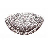 Cosy&Trendy Corbeille à Fruits Oriental - Ø33x11cm - Métal - Bronze - Marque Cosy & Trendy - Matériel Métal - Couleur Bronze