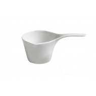 Cosy&Trendy Bol à Sauce avec Poignée M - 11,5x20,5x9cm - Porcelaine - Blanc - Marque Cosy & Trendy - Couleur Blanc - Matériel Porcelaine