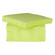 Cosy&Trendy For Professionals Servetten - 25x25cm - Papier - Groen - 40 Stuks - Merk Cosy & Trendy - Kleur Groen