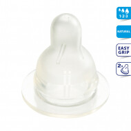 Tétine de dosage 1-2-3 Natural (2 pièces) - Marque Difrax - Contenu Nvt