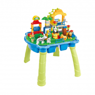 Table et blocs construction ferme 105 pièces - Nouveau depuis 15/10/2020 - Marque DDD Toys - Age à partir de 3 ans