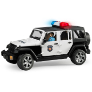 Bruder Jeep Wrangler Unlimited Rubicon Politieauto met Politieman - 2526 - Schaal 1:16 - Leeftijd vanaf 3 jaar