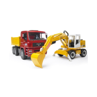 Bruder MAN vrachtwagen met Liebherr kraan - 2751 - Schaal 1:16 - Leeftijd vanaf 3 jaar