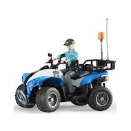 Bruder Politie-quad met Politieagente - 63010 - Schaal 1:16 - Leeftijd vanaf 3 jaar