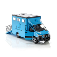 Bruder Mercedes Benz Sprinter Paardentransporter met Paard - 2674 - Schaal 1:16 - Leeftijd vanaf 3 jaar