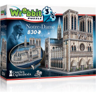 Wrebbit Puzzle 3D Notre-Dame de Paris - 830 pièces - Age à partir de 14 jaar
