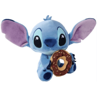Lilo & Stitch Stitch met Donut Knuffel - 35cm - Leeftijd Nvt