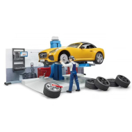 Bruder Bworld Car Service - 62110 - Schaal 1:16 - Leeftijd vanaf 3 jaar