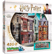 Wrebbit Puzzle 3D Harry Potter Diagon Alley - 450 pièces - Age à partir de 12 ans et plus