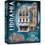 Wrebbit Puzzle 3D Cinéma Urbania - 300 pièces - Age à partir de 12 ans et plus