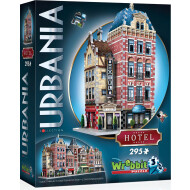 Wrebbit Puzzle 3D Hôtel Urbania - 295 pièces - Age à partir de 6 ans