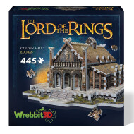 Wrebbit Lord of the Rings Edoras-Golden Hall 3D Puzzel - 460 Stukken - Leeftijd Niet gekend