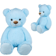 Simba Toys Plush Knuffel Beer - Blauw - 80cm - Leeftijd Nvt